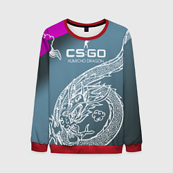 Свитшот мужской CS:GO Kumicho Dragon Style, цвет: 3D-красный