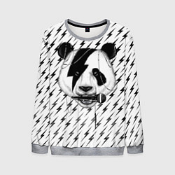 Свитшот мужской Панда вокалист, цвет: 3D-меланж