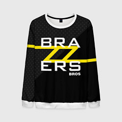 Свитшот мужской Brazzers Bros, цвет: 3D-белый