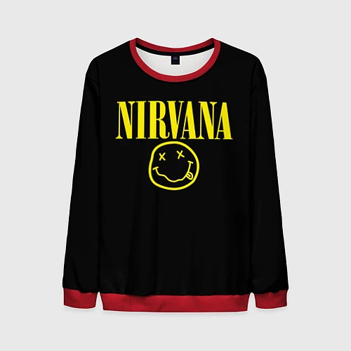 Мужской свитшот Nirvana Rock / 3D-Красный – фото 1