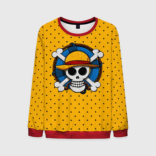 Мужской свитшот One Pirate / 3D-Красный – фото 1