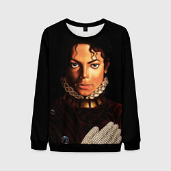 Свитшот мужской Король Майкл Джексон, цвет: 3D-черный