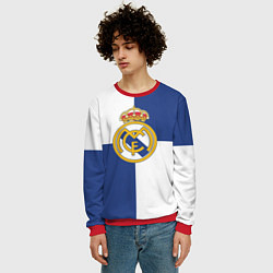 Свитшот мужской Real Madrid: Blue style, цвет: 3D-красный — фото 2