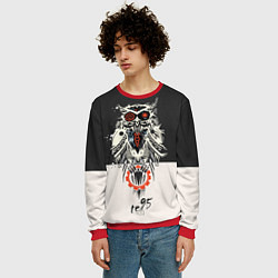 Свитшот мужской TDD Owl 95, цвет: 3D-красный — фото 2