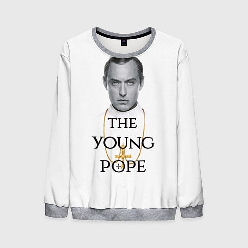 Мужской свитшот The Young Pope / 3D-Меланж – фото 1