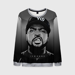 Свитшот мужской Ice Cube: Gangsta цвета 3D-меланж — фото 1