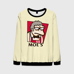 Свитшот мужской Moe's KFC, цвет: 3D-черный