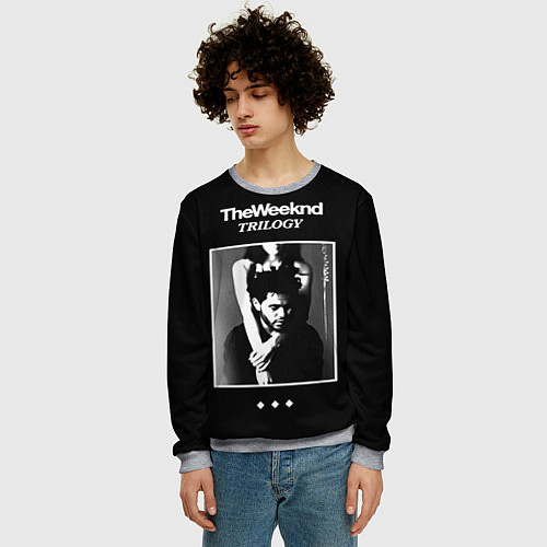 Мужской свитшот The Weeknd: Trilogy / 3D-Меланж – фото 3