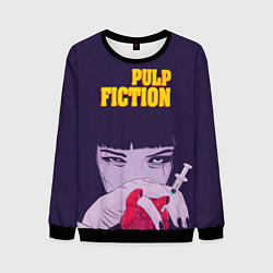 Свитшот мужской Pulp Fiction: Dope Heart, цвет: 3D-черный