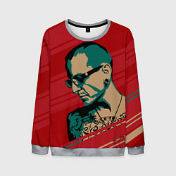 Свитшот мужской Chester Bennington, цвет: 3D-меланж