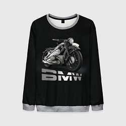 Свитшот мужской Мотоцикл BMW, цвет: 3D-меланж