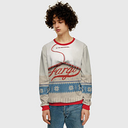 Свитшот мужской In the beginning Fargo, цвет: 3D-красный — фото 2