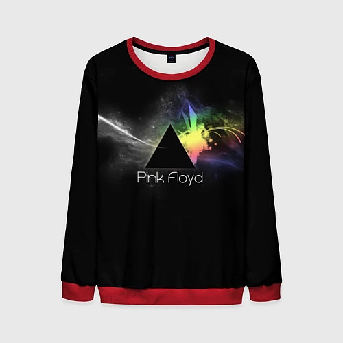Мужской свитшот Pink Floyd Logo / 3D-Красный – фото 1