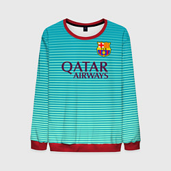 Свитшот мужской Barcelona FC: Aqua, цвет: 3D-красный