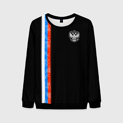 Мужской свитшот Russia - Black collection 2023