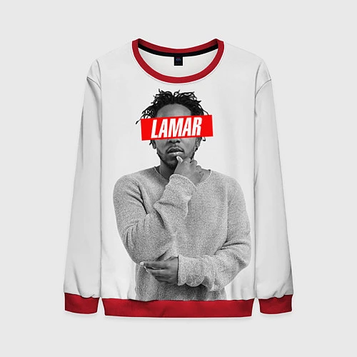 Мужской свитшот Lamar Supreme / 3D-Красный – фото 1