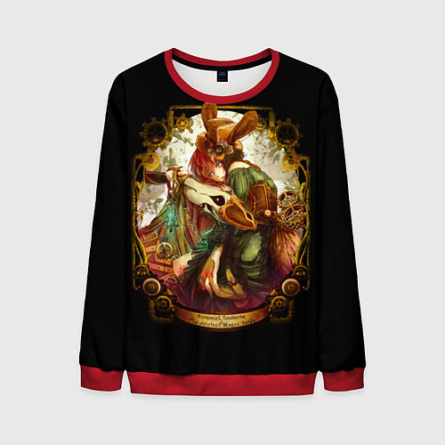 Мужской свитшот Невеста чародея / 3D-Красный – фото 1