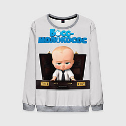 Свитшот мужской Босс-молокосос, цвет: 3D-меланж