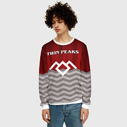 Свитшот мужской Twin Peaks, цвет: 3D-белый — фото 2