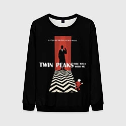 Свитшот мужской Twin Peaks Man, цвет: 3D-черный