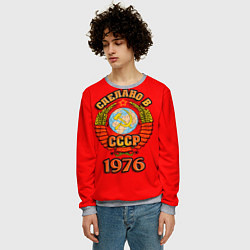 Свитшот мужской Сделано в 1976 СССР, цвет: 3D-меланж — фото 2