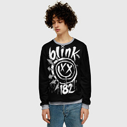Свитшот мужской Blink-182, цвет: 3D-меланж — фото 2