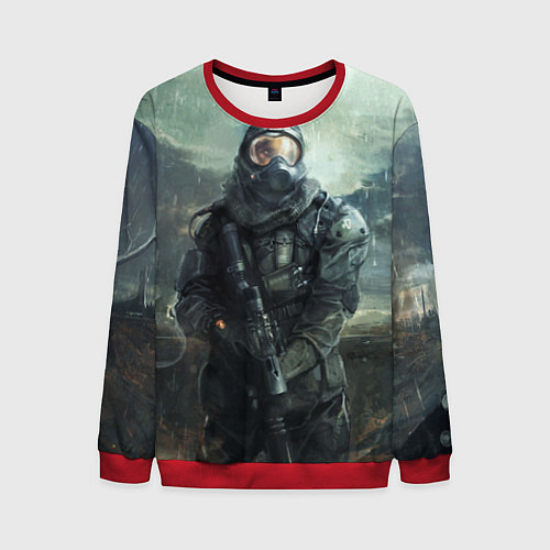 Мужской свитшот STALKER / 3D-Красный – фото 1