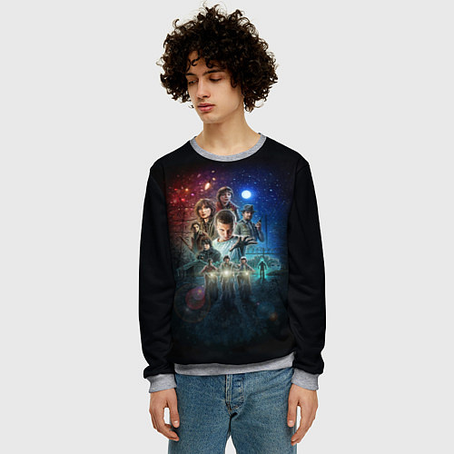 Мужской свитшот Stranger Things Boys / 3D-Меланж – фото 3