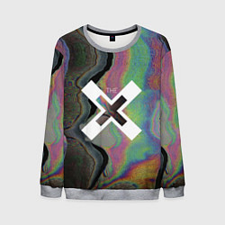 Свитшот мужской The XX: Neon Colour, цвет: 3D-меланж