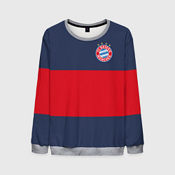 Свитшот мужской Bayern Munchen - Red-Blue FCB 2022 NEW, цвет: 3D-меланж