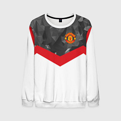 Мужской свитшот Man United FC: Grey Polygons