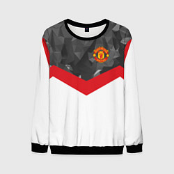 Мужской свитшот Man United FC: Grey Polygons
