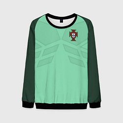 Свитшот мужской Сборная Португалии: ЧМ-2018, цвет: 3D-черный