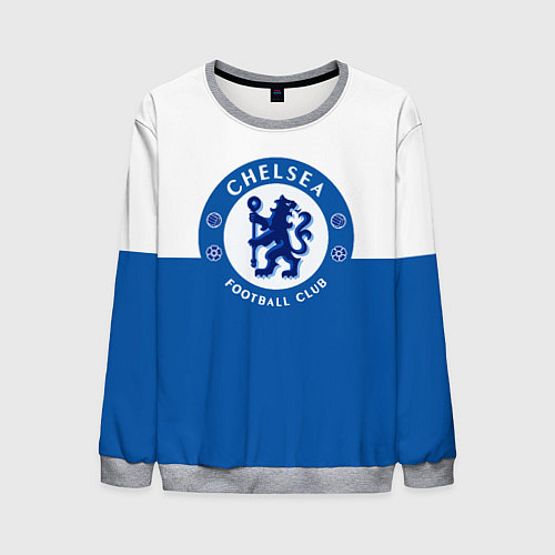 Мужской свитшот Chelsea FC: Duo Color / 3D-Меланж – фото 1