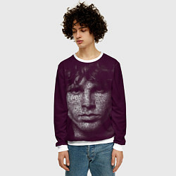Свитшот мужской The Doors: Jim Morrison, цвет: 3D-белый — фото 2