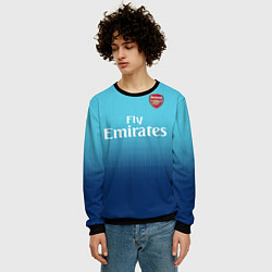 Свитшот мужской Arsenal FC: Ozil Blue Away 17/18, цвет: 3D-черный — фото 2
