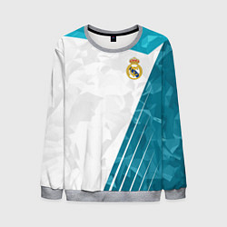 Свитшот мужской FC Real Madrid: Abstract, цвет: 3D-меланж
