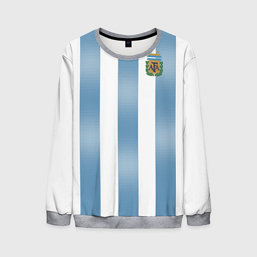 Мужской свитшот Сборная Аргентины: ЧМ-2018 / 3D-Меланж – фото 1