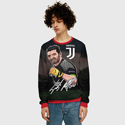 Свитшот мужской Джанлуиджи Буффон, цвет: 3D-красный — фото 2