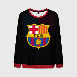 Свитшот мужской FC Barcelona Lines, цвет: 3D-красный