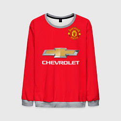 Свитшот мужской ФК Манчестер Юнайтед: Ибрагимович 17/18, цвет: 3D-меланж