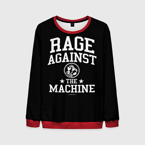 Мужской свитшот Rage Against the Machine / 3D-Красный – фото 1