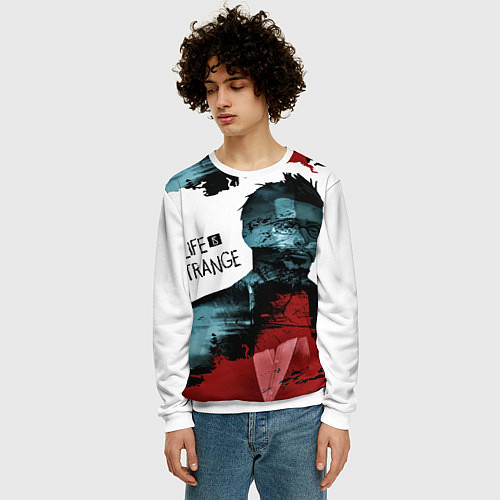 Мужской свитшот Jefferson: Life is Strange / 3D-Белый – фото 3