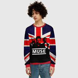 Свитшот мужской Muse UK, цвет: 3D-красный — фото 2