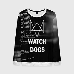 Свитшот мужской Watch Dogs: Hacker, цвет: 3D-белый