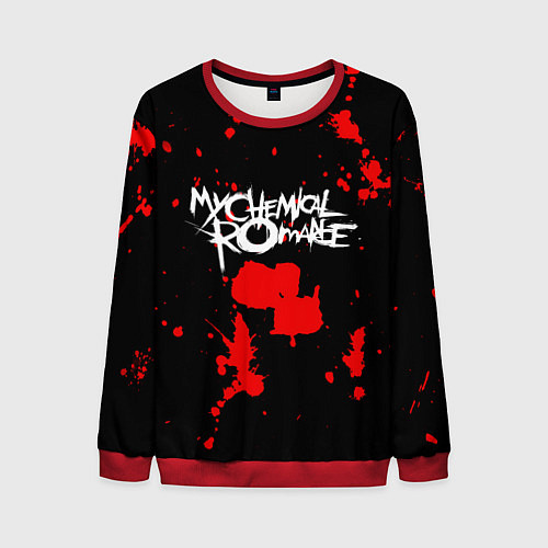 Мужской свитшот My Chemical Romance / 3D-Красный – фото 1