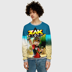 Свитшот мужской Zak Storm, цвет: 3D-меланж — фото 2