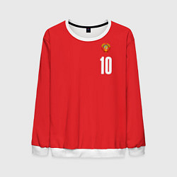 Свитшот мужской Сборная СССР по баскетболу, цвет: 3D-белый