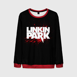 Свитшот мужской Linkin Park: Drop of Blood, цвет: 3D-красный