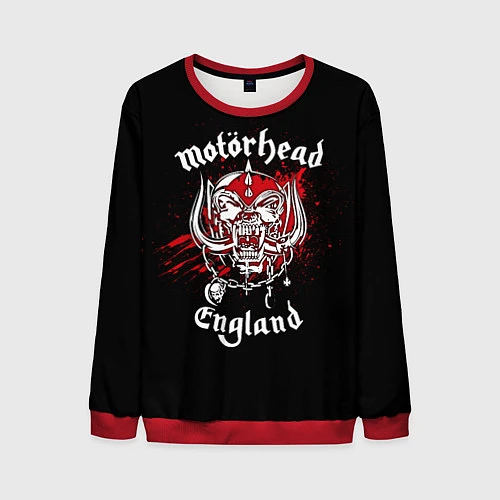 Мужской свитшот Motorhead England / 3D-Красный – фото 1